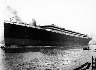 Construction: Titanic Launched.