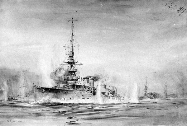 second battle helgoland drawing