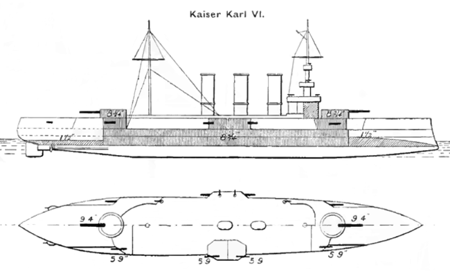Kaiser Karl-VI Brasseys 1915