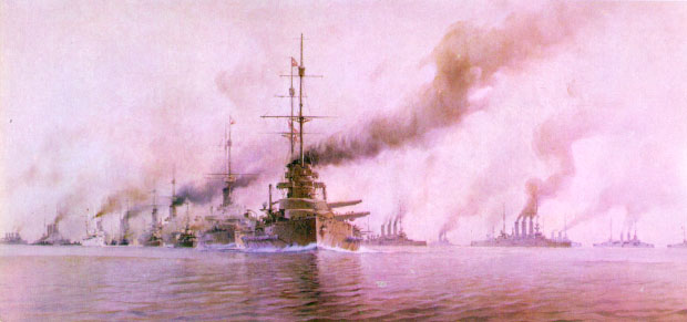 The Grand Fleet at Jutland