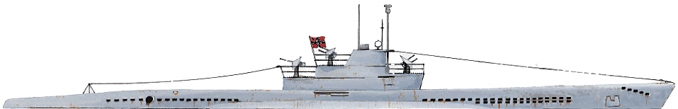 Un U-Boote classe VIIC/Flak-U en 1944 (1/350e)