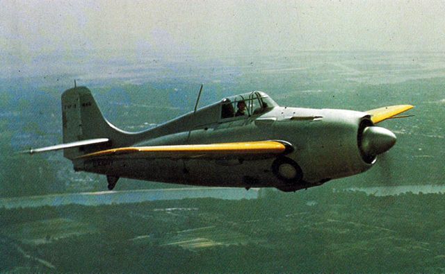 Early production F4F-3 in the summer of 1940 showing its propeller