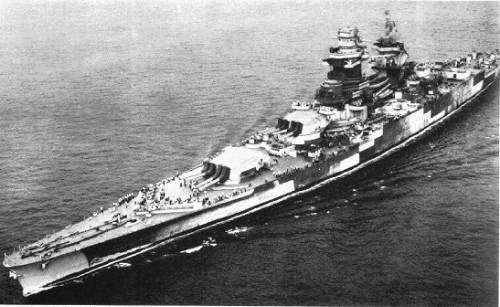 Battleship Richelieu in 1943