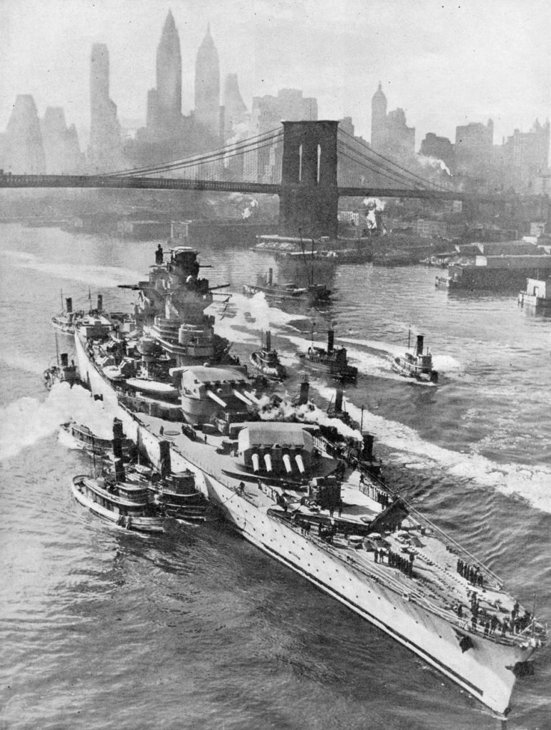 The Richelieu in New York harbour, 1943