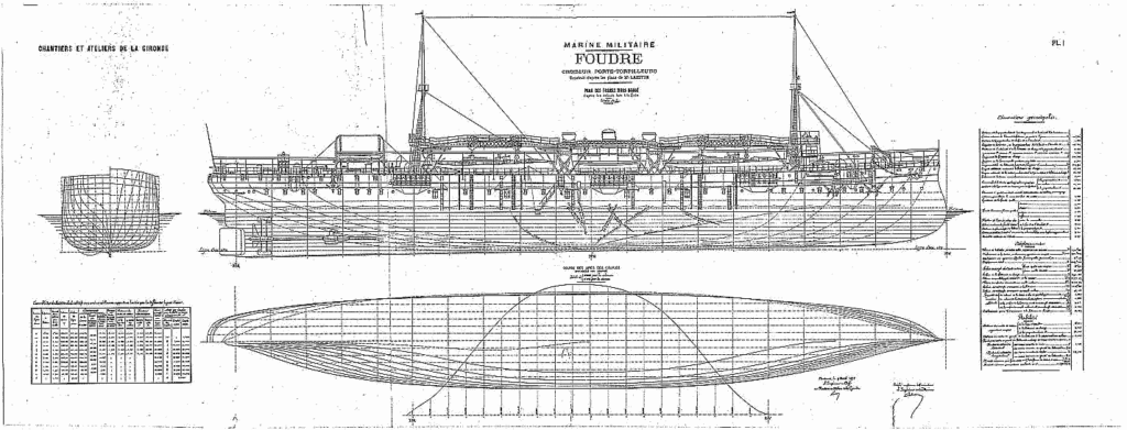 Cruiser La Foudre blueprints