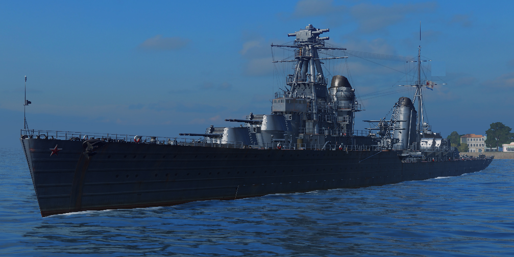 Rendition of the Kirov in world of warships