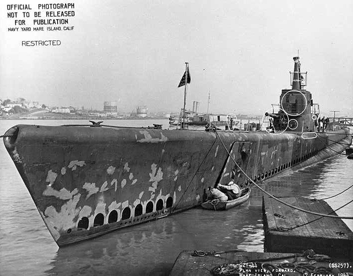 USS Harder, 1945, Mare Island Navy Yard