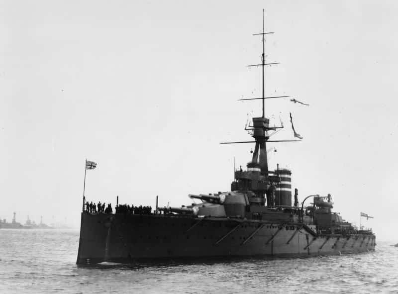 HMS Thunderer at Spithead, 1912