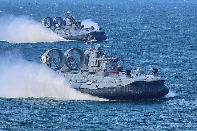 Pomornik class assault hovercrafts