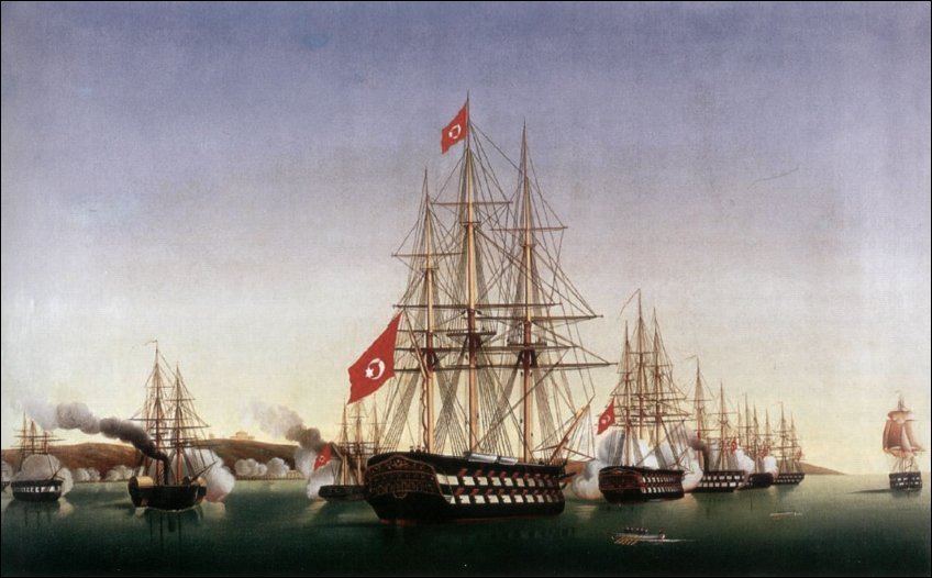 Postal Card Turkish Fleet