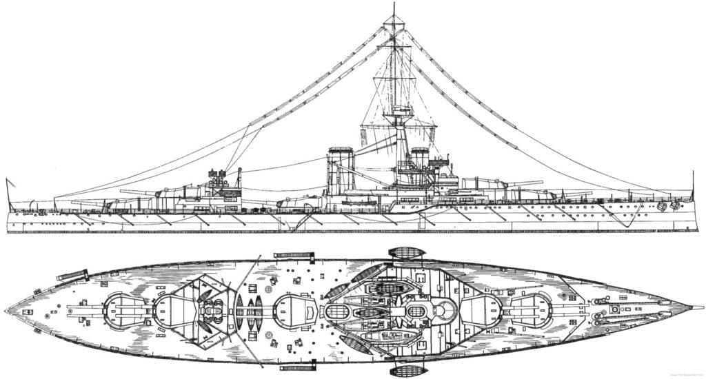 Blueprint - HMS Monarch