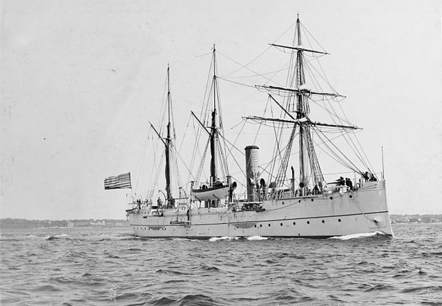 Gunboat USS Petrel, circa 1900