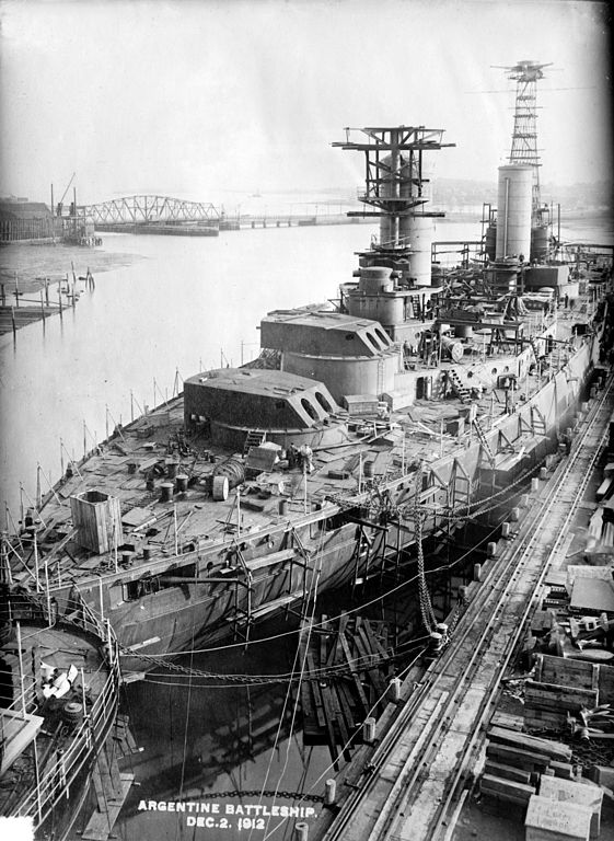 The Rivadvia in completion in 1912