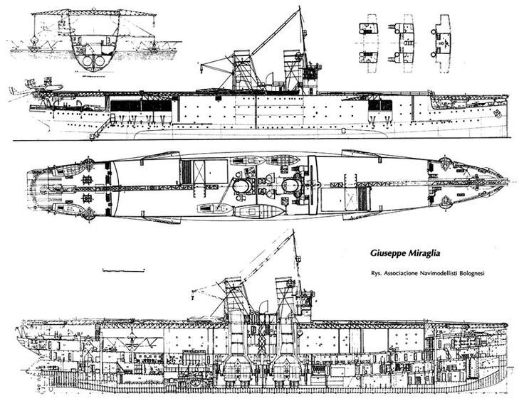 Plans schematics of the Miraglia