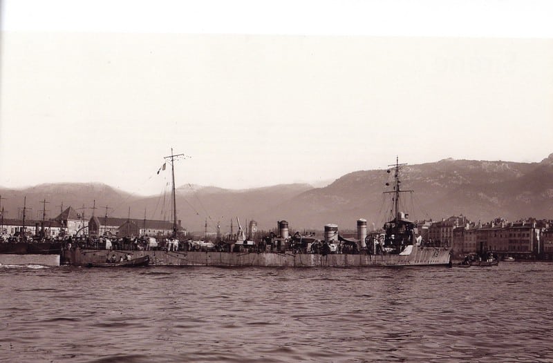 Arabe type destroyer, 1917