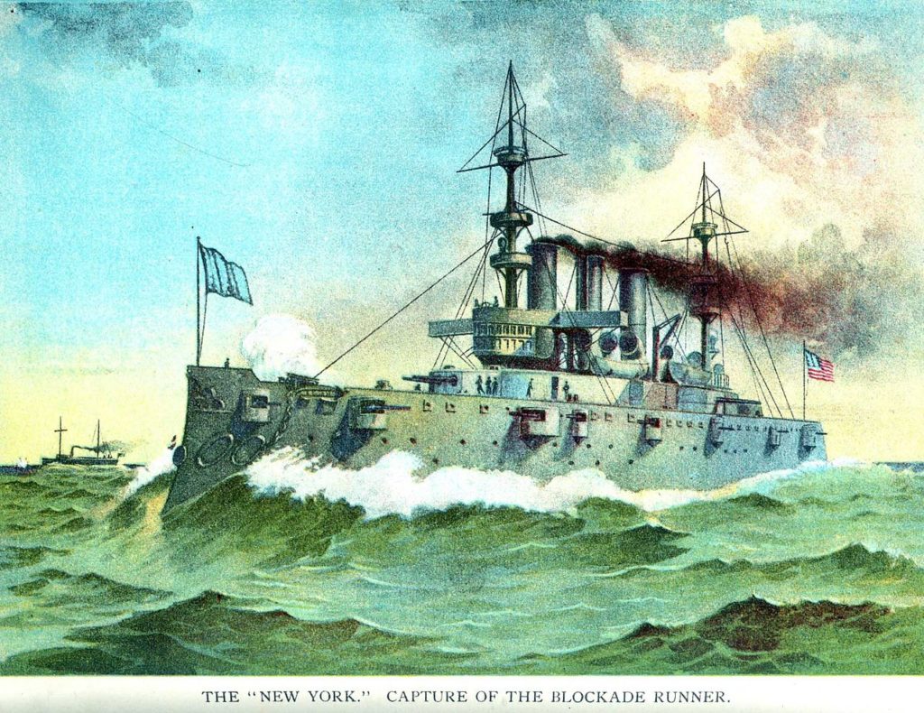 USS New York in 1898