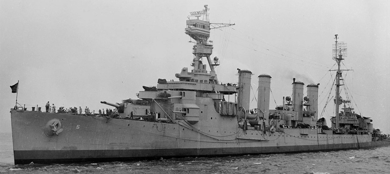 USS Milwaukee August 1944