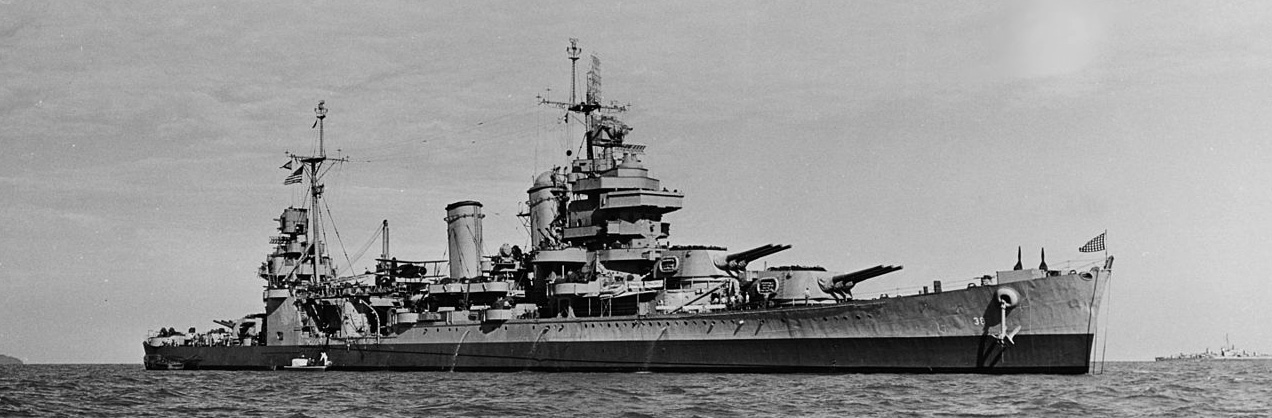 USS San Francisco_off the Korean coast 28 September 1945