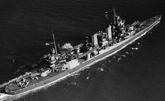 USS Tuscaloosa October 1942
