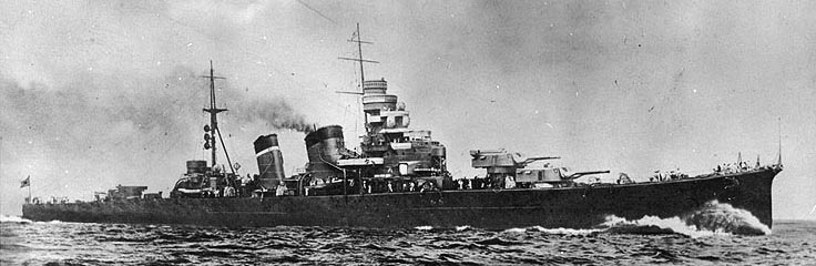 Cruiser Aoba in the 1930s