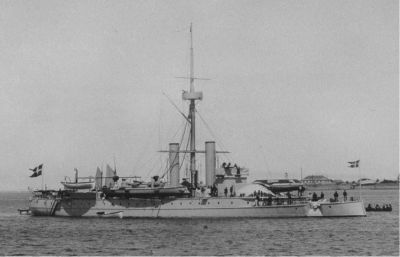 Danish Ironclad Tordenskjold, from the 1880, deactivated in 1908.