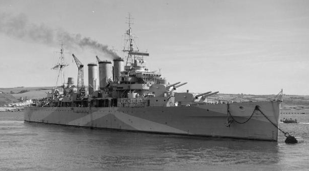 HMS Berwick in 1944