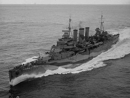 HMS Kent in 1944