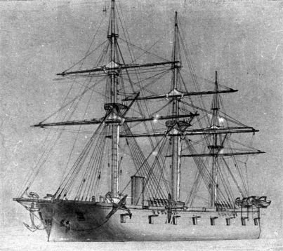 HDMS Peder Skram, 1864.