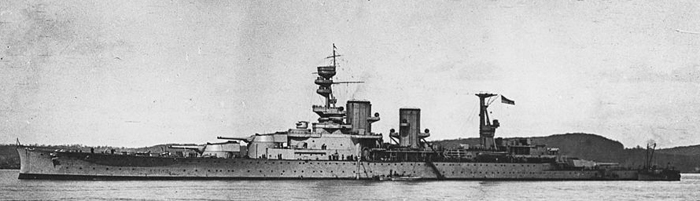 HMS Repulse in 1917