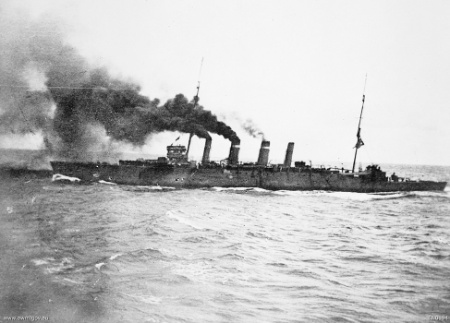 Sydney near Rabaul in 1914