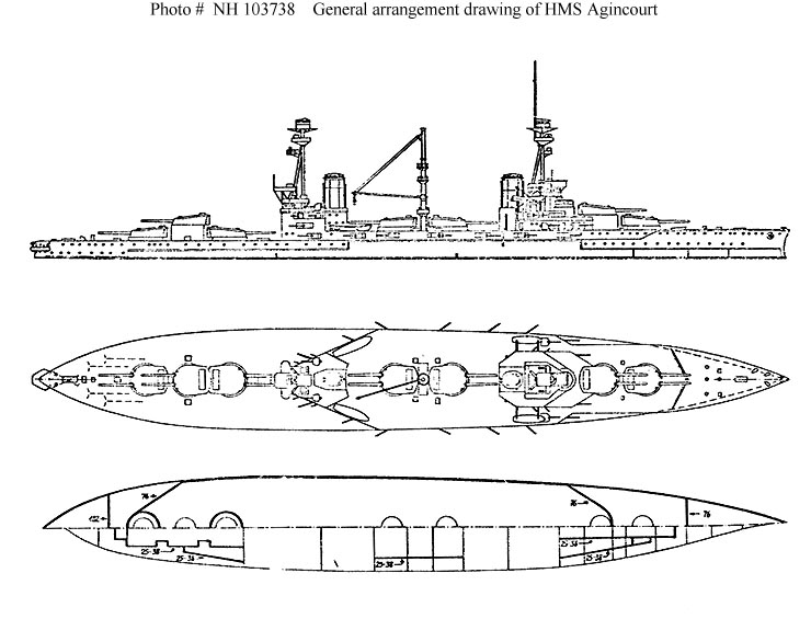HMS_Agincourt_Schematics