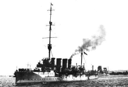 HMS Bristol in 1910