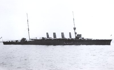 HMS Nottingham in 1914