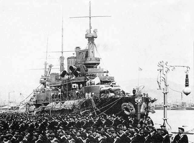 Sevastopol arriving at Port Arthur in February 1904