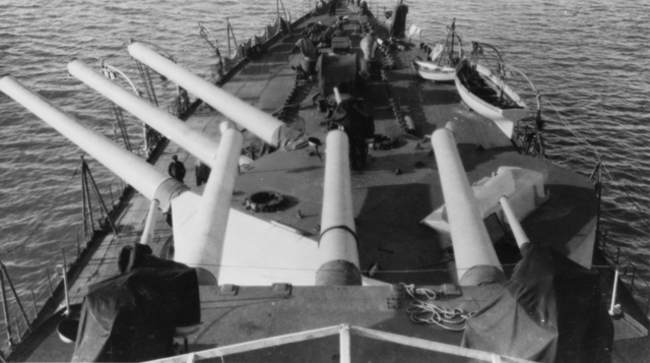 SMS Prinz Eugen guns