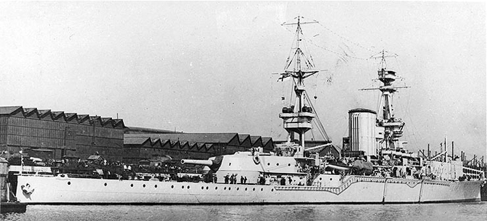HMS Furious stern