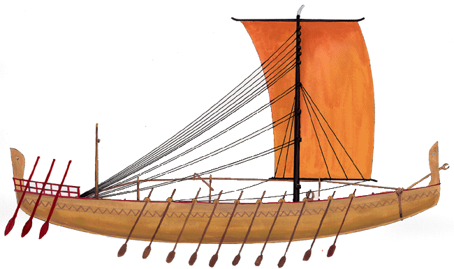egyptian ancient empire merchant boat