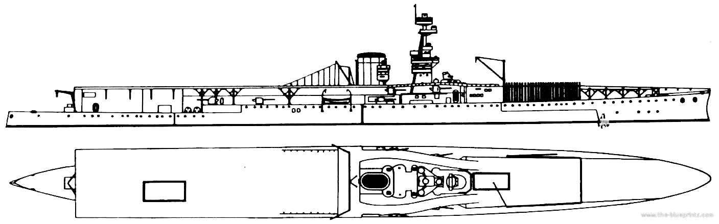 HMS Furious after reconstruction