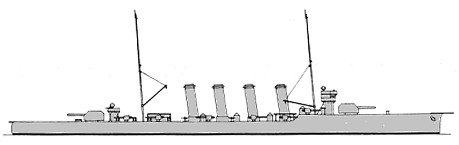 Chinese cruiser - CNT Montfalcone design