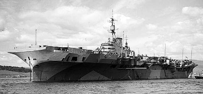 HMS Implacable 1945