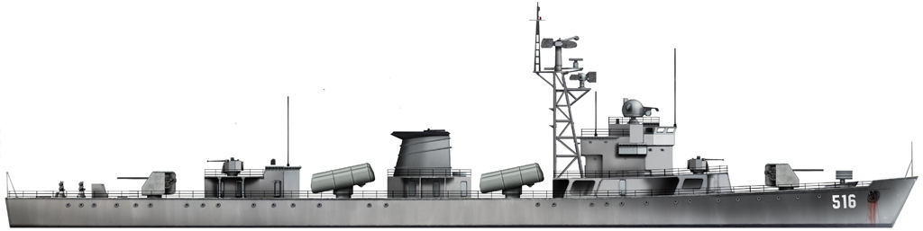 HD Artist's Impression of the Type 053H1 Frigate -Jianghu I 