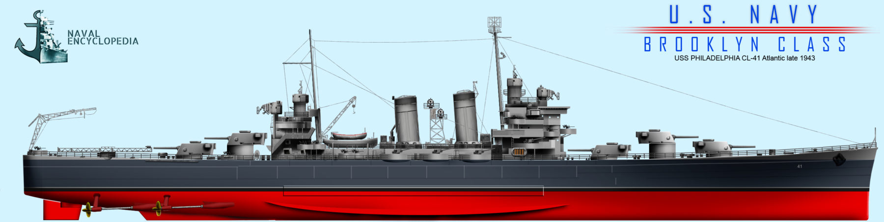 USS Philadelphia 1942
