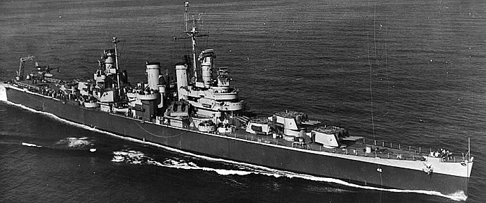USS Savannah in 1944