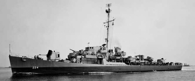 USS Rudderow - TEV type