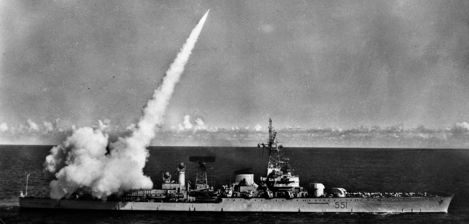 Garibaldi firing her Terrier missile