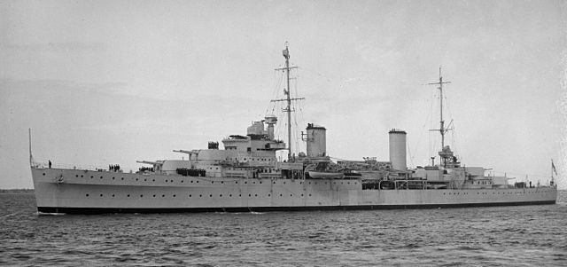 HMS Hobart in the late 1930s