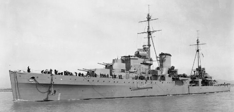 HMS Orion circa 1943