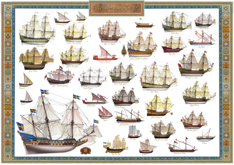 Renaissance ships posters
