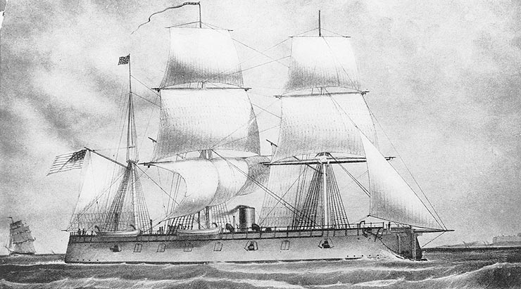 USS New ironsides 1862