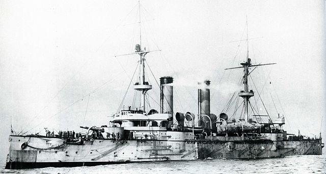 IJN Asama after completion in 1900
